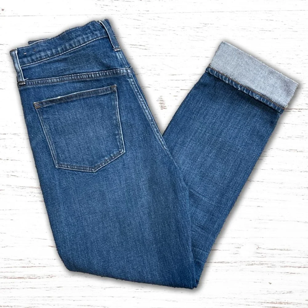 MADEWELL The High Rise Slim Boyjean Cuffed in Size 28 - SOLD OUT on their site! - Picture 6 of 10